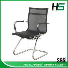Средний задний черный сетка посетитель стул H-M01-2-BK.